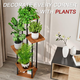 AZERPIAN plant stand complements living spaces like living room or balcony