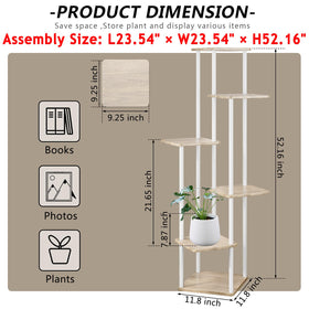 AZERPIAN Plant Stand 6-Tier assembly instructions guide easy setup with included tools.