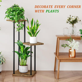 AZERPIAN plant stand bottom anti-slip feet protect floor surfaces.