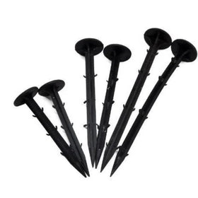 Azipehkx 40-pack stakes with sharp-tip design for quick fabric anchoring.