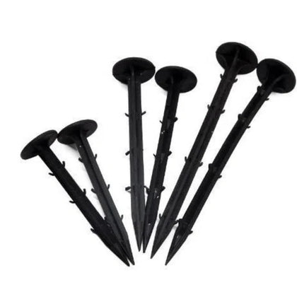 Azipehkx 40-pack stakes with sharp-tip design for quick fabric anchoring.
