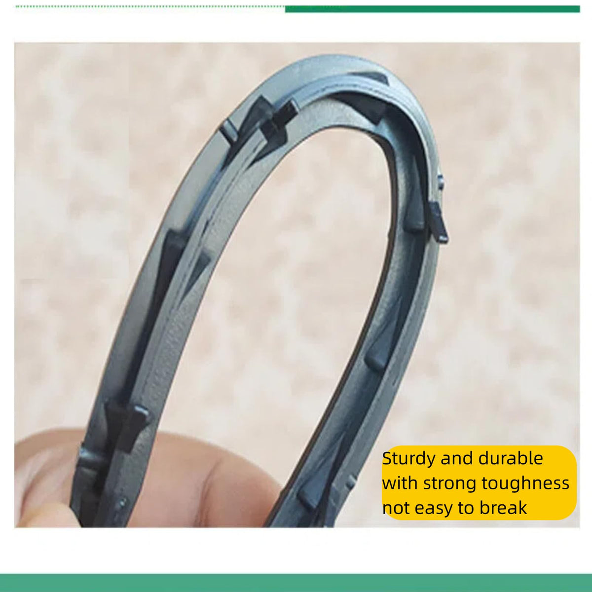 Azipehkx dual-side spikes improve soil grip during installation.