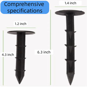 Azipehkx multi-purpose ground anchors secure tents and tarps.