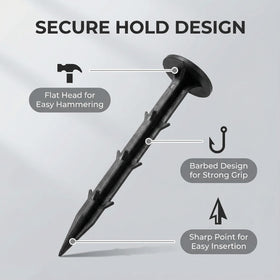 Azipehkx rustproof nylon stakes resist cracking for long outdoor use.