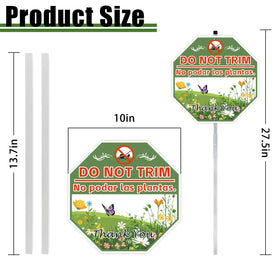 AzReference bilingual yard sign in English and Spanish for clear outdoor messaging