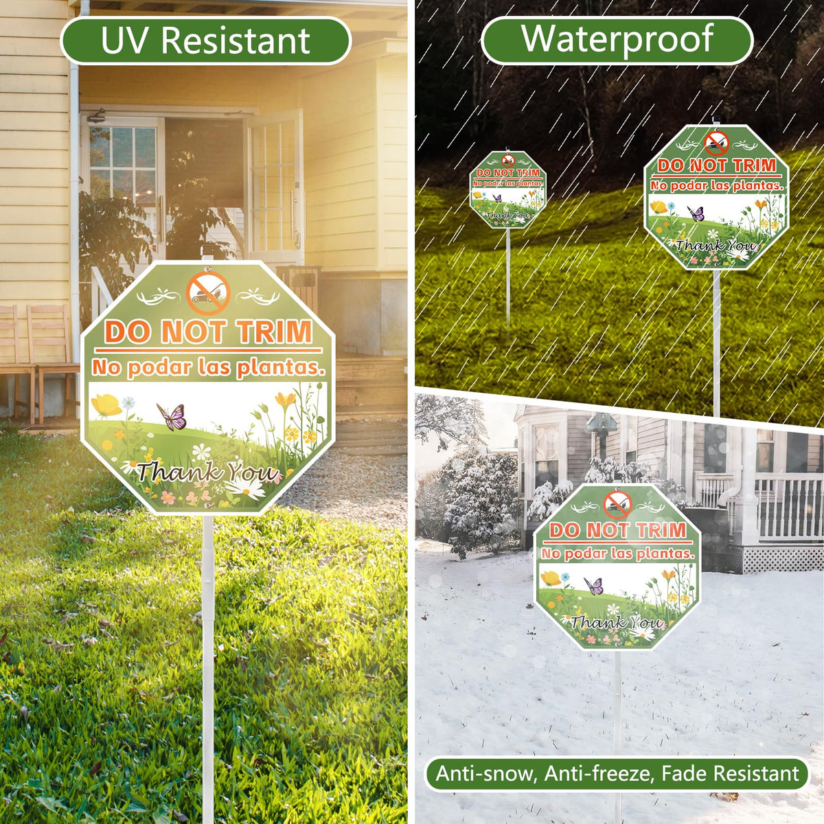 AzReference garden sign set makes a thoughtful gift for plant lovers