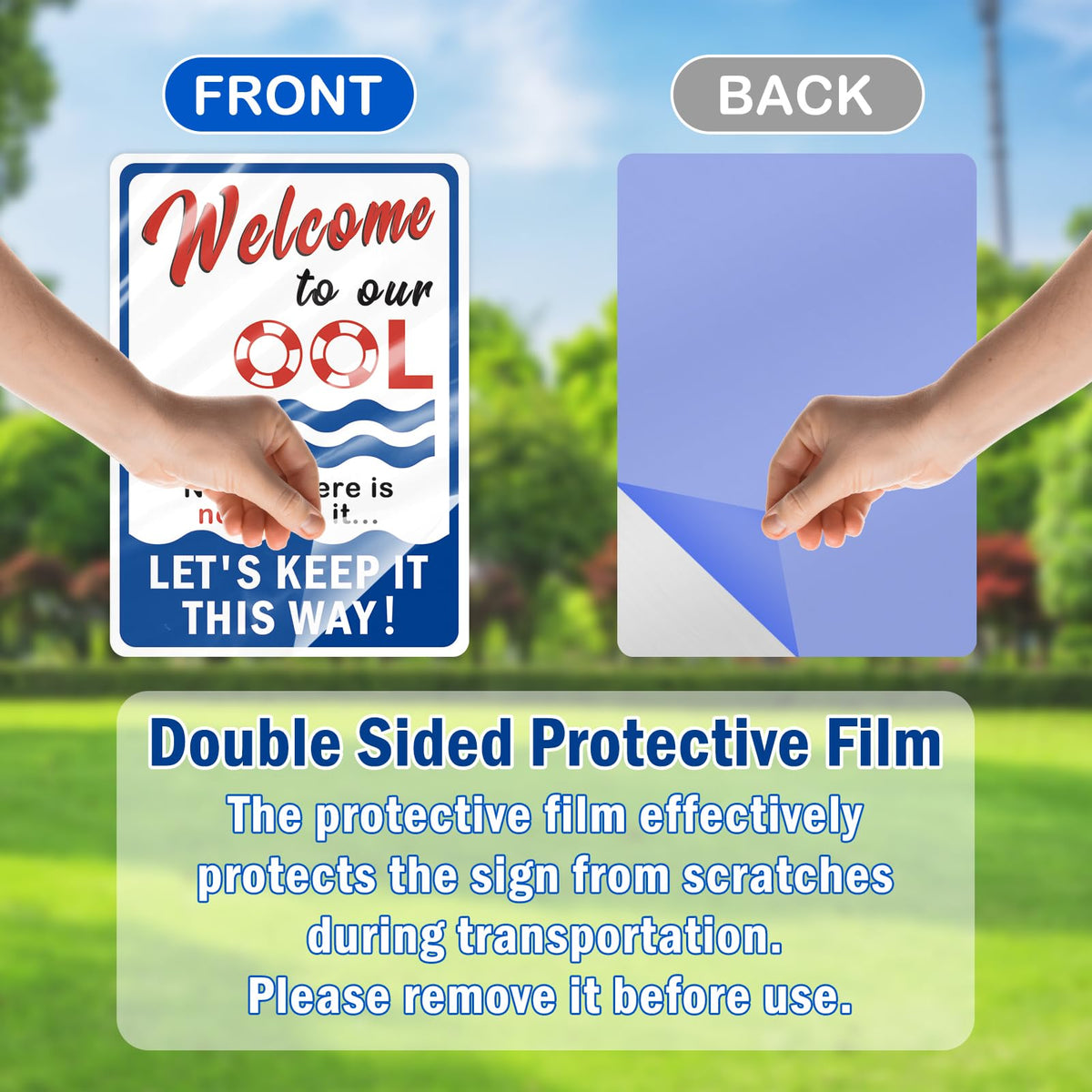 AzReference OOL sign pack contents display the large sign design.
