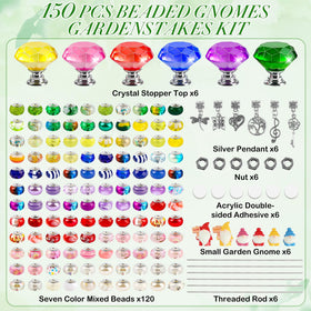 AzReference seven-color beads close-up with vibrant hues.