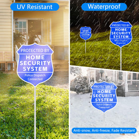 AzReference weatherproof aluminum sign endures sun and rain for long outdoor use.