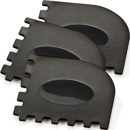 Azureblue 3-pack grill pan scrapers for quick grill pan cleaning