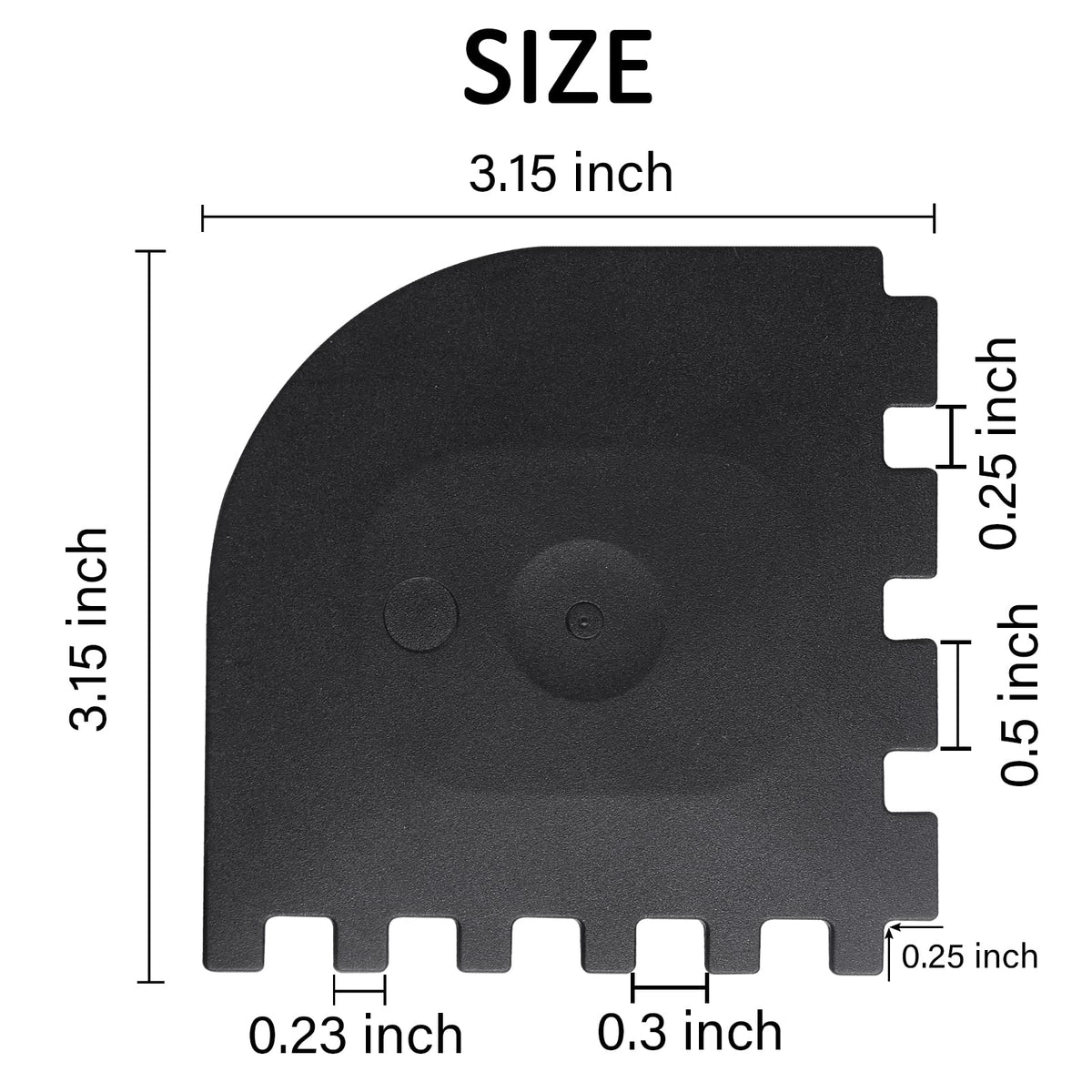 Azureblue heat-resistant scraper up to 275°F for safe cleaning