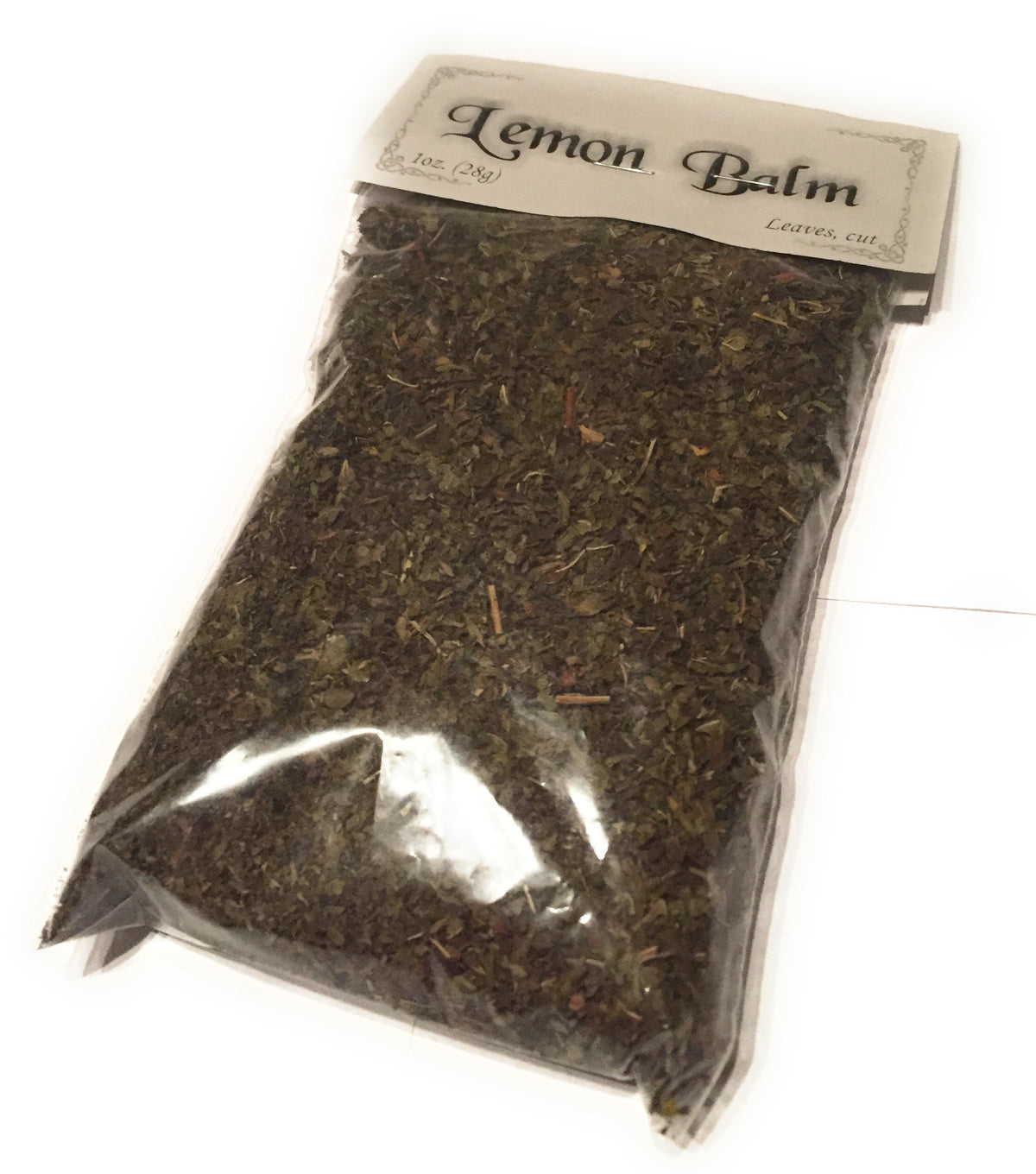 AzureGreen Lemon Balm dried leaves—aromatic herb for calming rituals and attracting beneficial bees.
