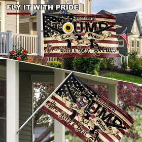 Azurtis 3-ply polyester flag with shade cloth for durability
