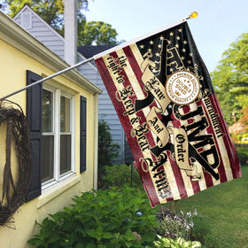 Azurtis Trump flag brass grommets for secure outdoor hanging