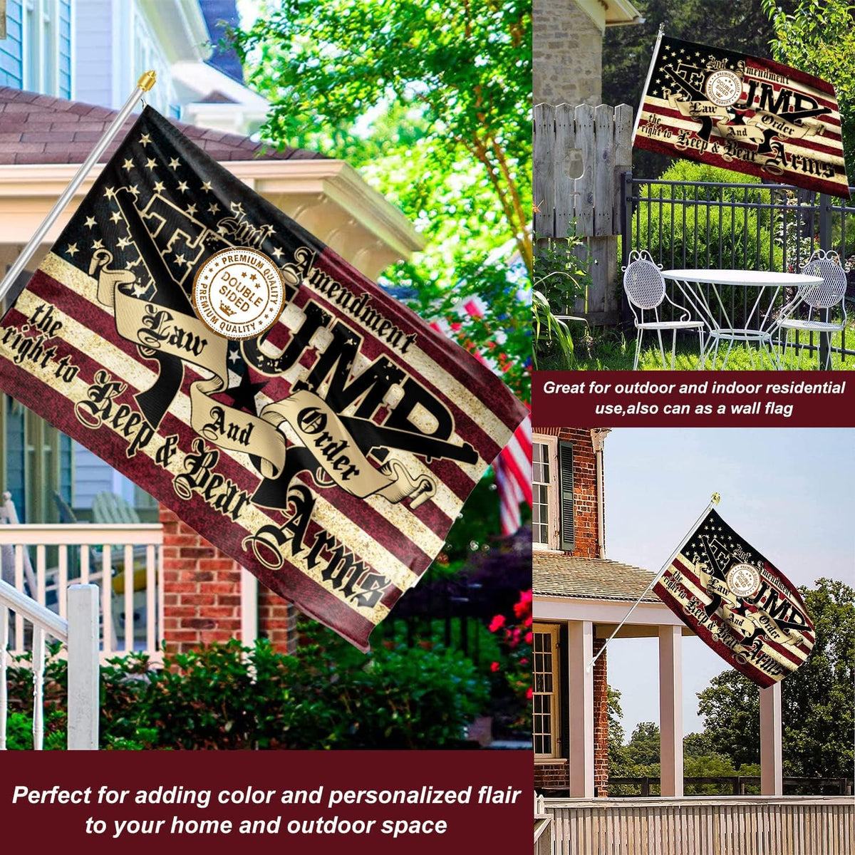 Azurtis Trump flag outdoor-ready for yard or parade display