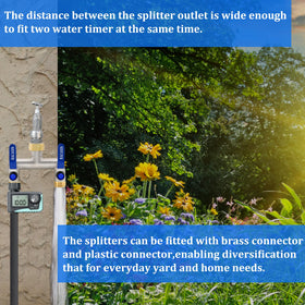 BACASIN versatile splitter supports irrigation, washing, and quick transitions.