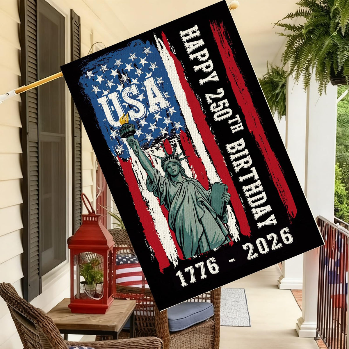 Baccessor holiday decor flag patriotic home accent for seasonal celebrations