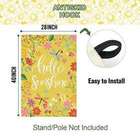 Baccessor Anti-skid top tab keeps the flag securely displayed on standard poles