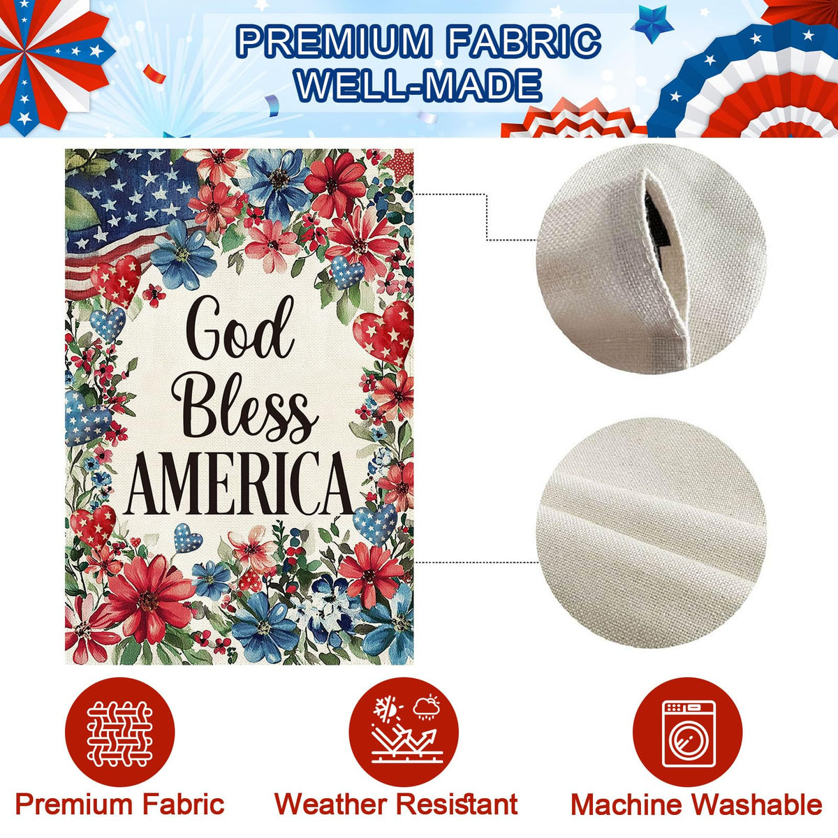 Baccessor anti-slip sleeve flag 28x40, easy outdoor setup and secure display.