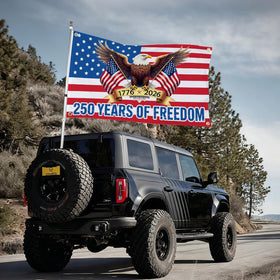 Baccessor banner with metal anti-skid hooks for secure mounting.