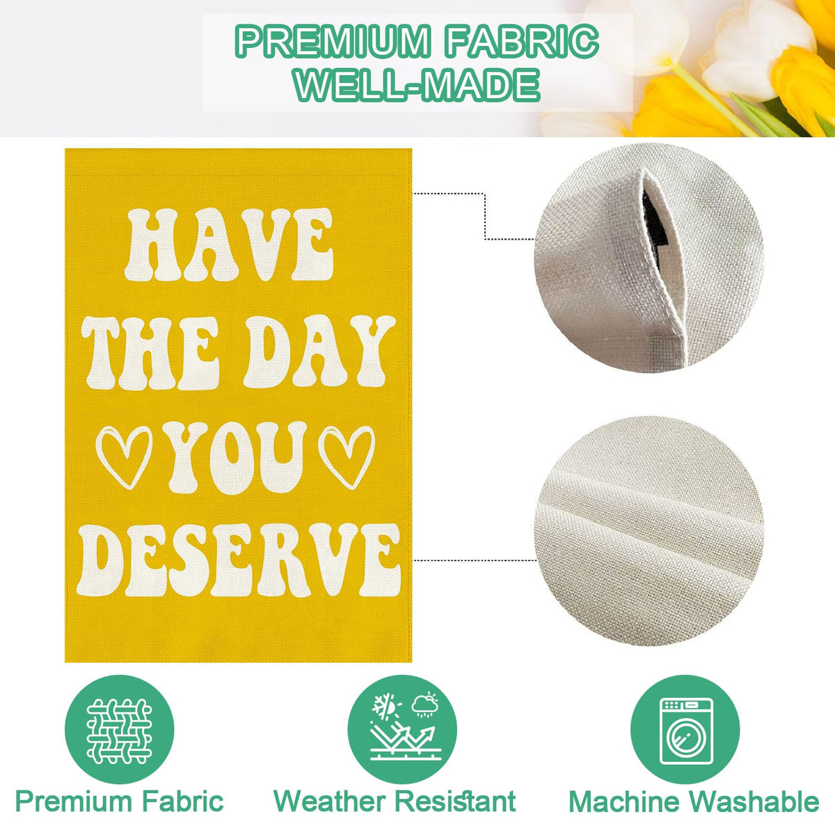 Baccessor brand design-poetic flag elevates curb appeal and personal garden style