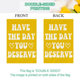 Baccessor decorative garden flag durable print bright colors for porch or deck