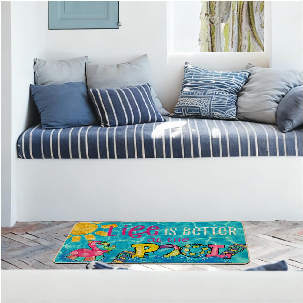 Indoor outdoor compatiblity of the Baccessor doormat enhances any doorway.