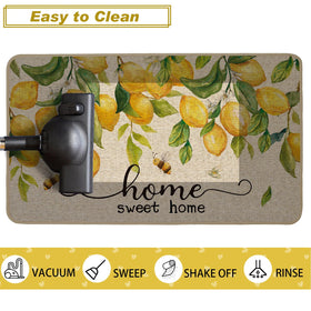 Baccessor Durable burlap surface stays robust while welcoming guests.