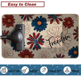 Baccessor easy-clean, all-weather mat for indoor or outdoor use.