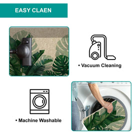 Baccessor Easy-clean mat can be hosed off or shaken after weather exposure.