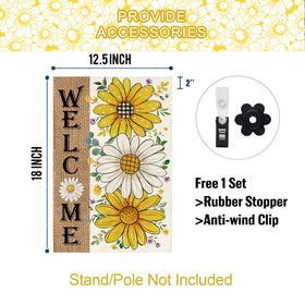 Baccessor flag sleeve fits any standard pole or stand