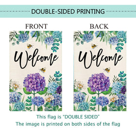 Baccessor Floral welcome yard decor for front yard or veranda.