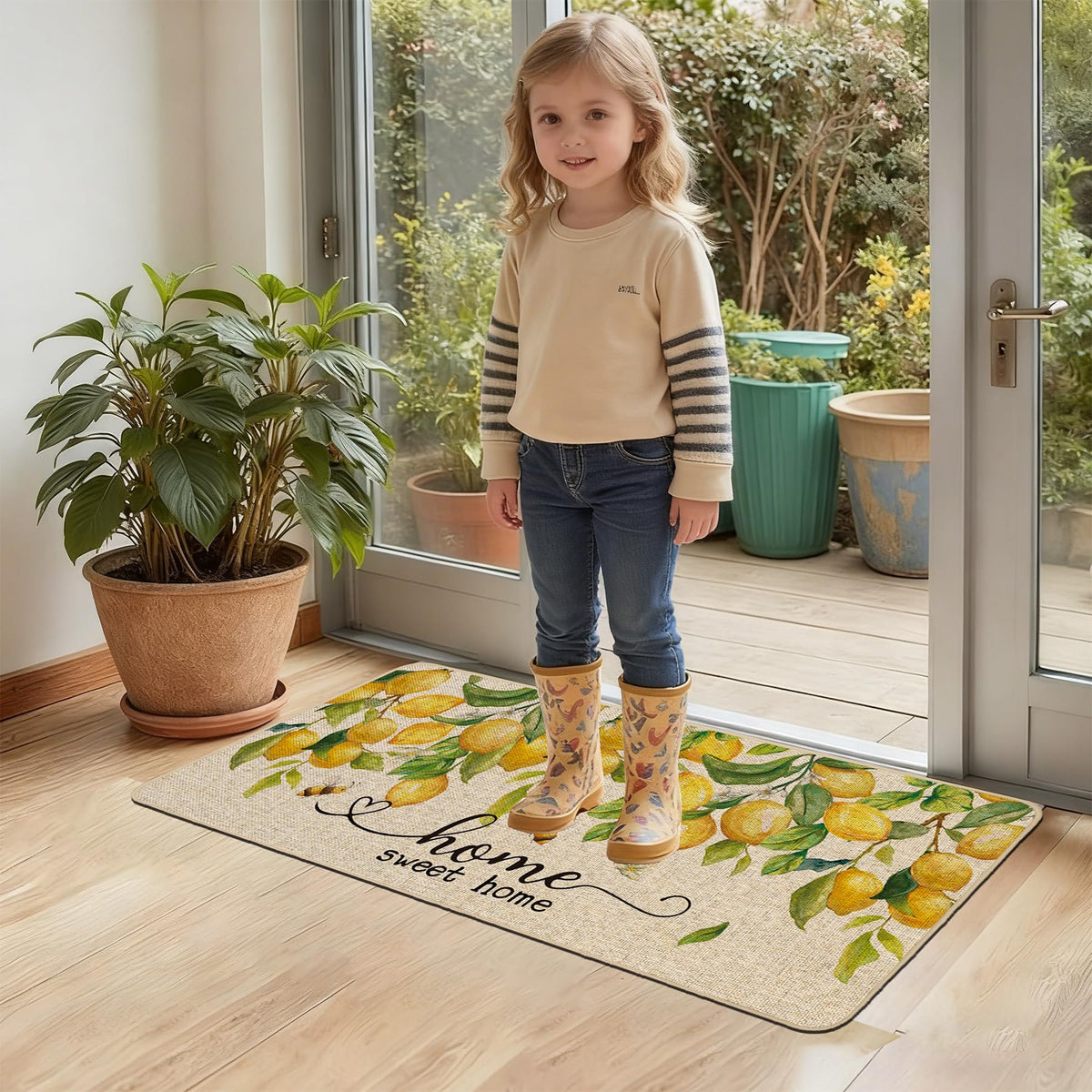 Baccessor Front porch doormat for indoor or outdoor welcome.