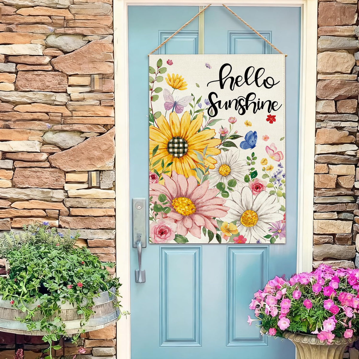 Baccessor front yard decoration flag perfect for porch, deck, or mailbox.