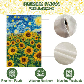 Baccessor garden flag by front door adds seasonal curb appeal