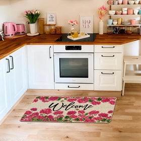 Baccessor Geranium doormat seasonal outdoor decor complements exterior style