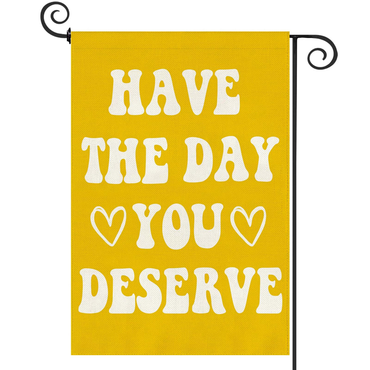 Baccessor Have The Day flag with sarcastic quote boosts curb appeal and playful mood