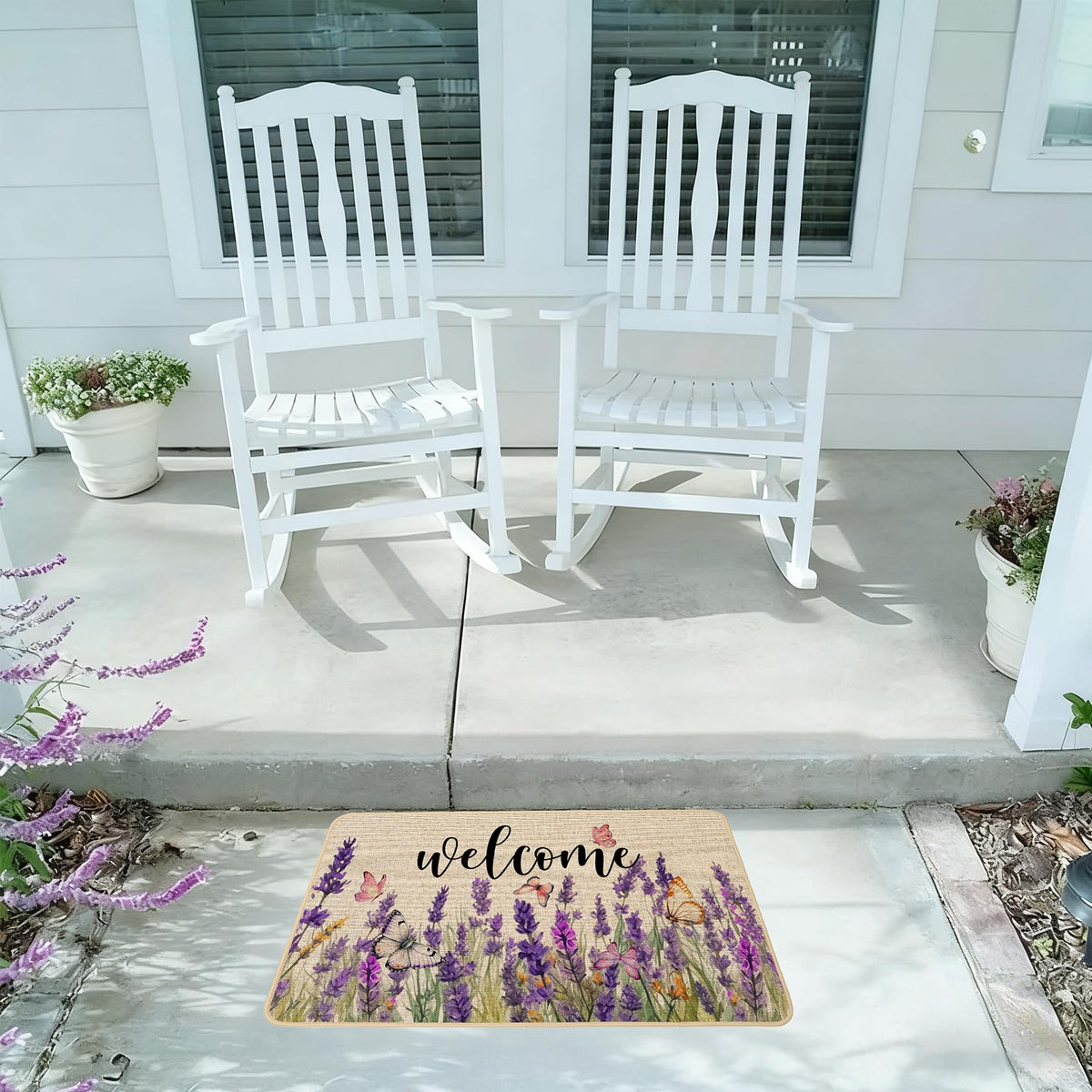 Baccessor 17 x 36 inch mat offers low profile clearance at doors.