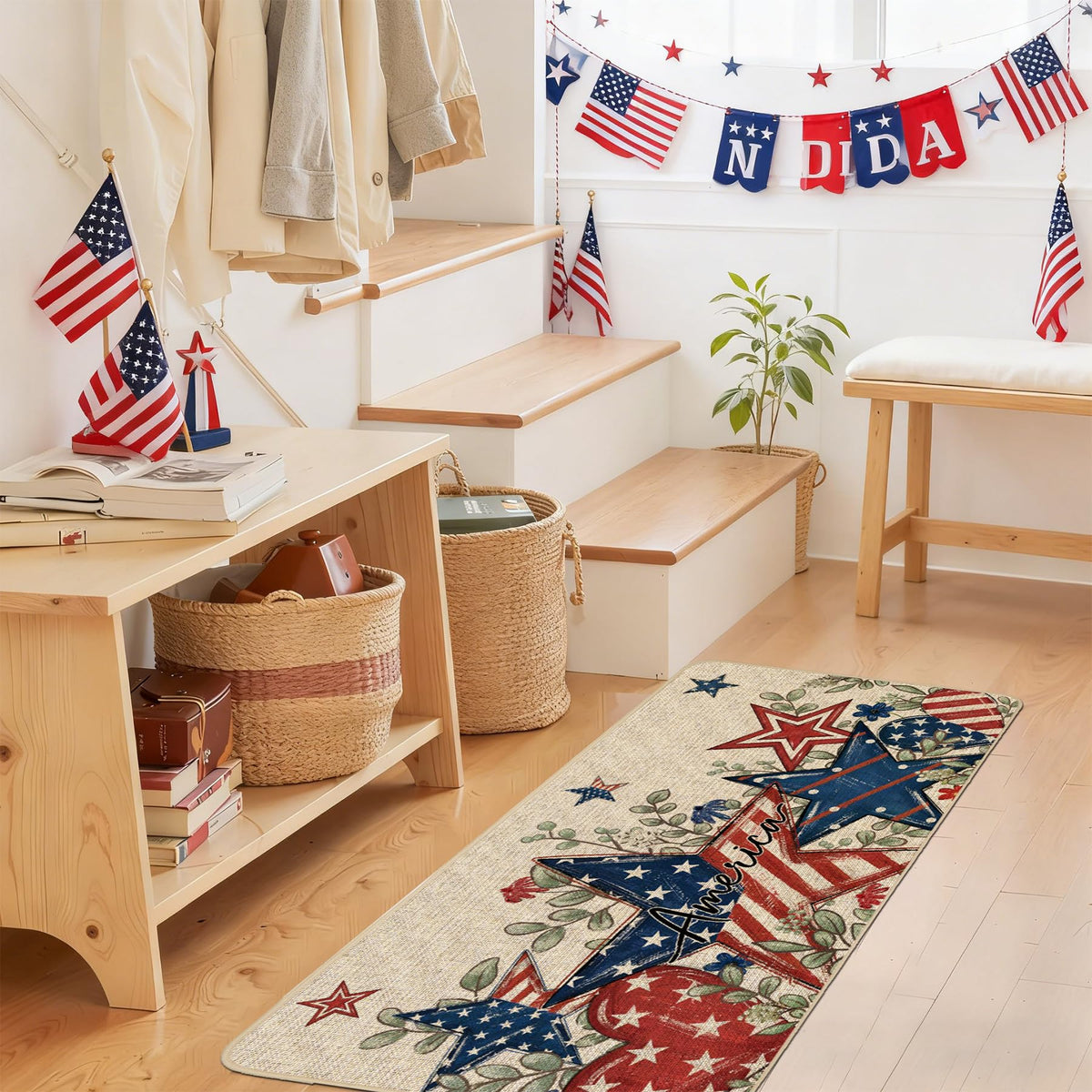 Baccessor non-slip door mat prevents sliding on any entryway.