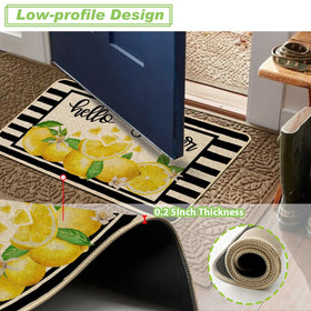 Baccessor Non-slip rubber back ensures mat stays in place.