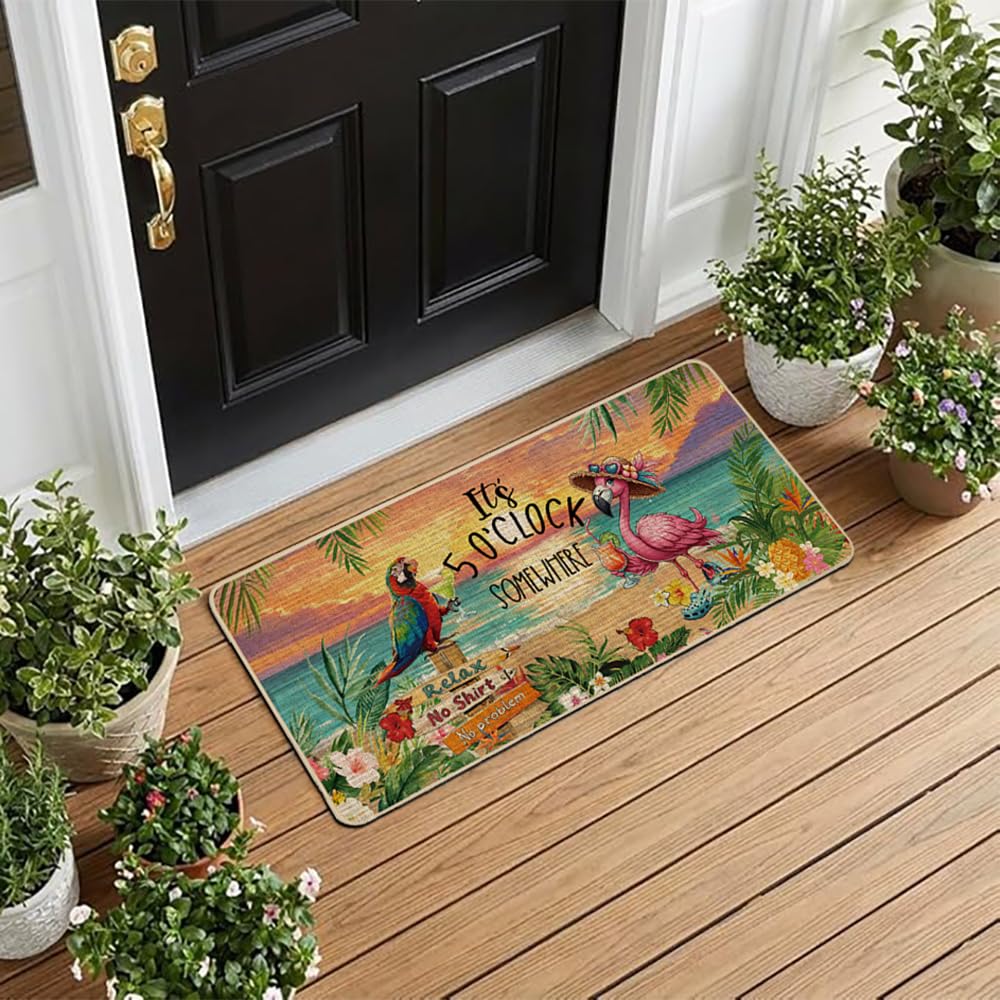 Baccessor porch entryway decor featuring beach vibes adds seasonal charm.