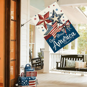 Baccessor Patriotic flag Memorial Day decor adds patriotic mood