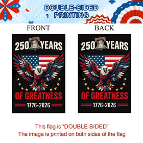 Baccessor patriotic yard banner weatherproof for long-lasting outdoor use.