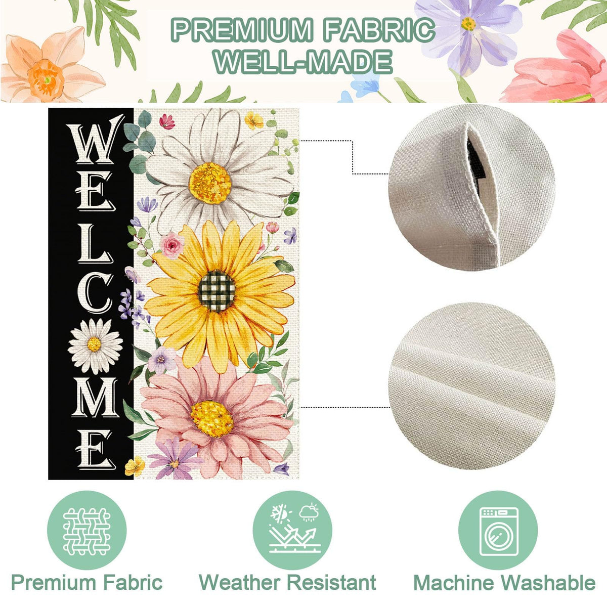 Baccessor colorful daisies brighten porches and gardens.