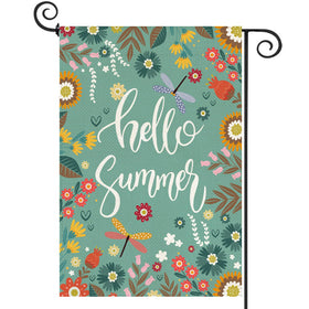 Baccessor Spring Garden Flag with double-sided burlap for elevated curb appeal