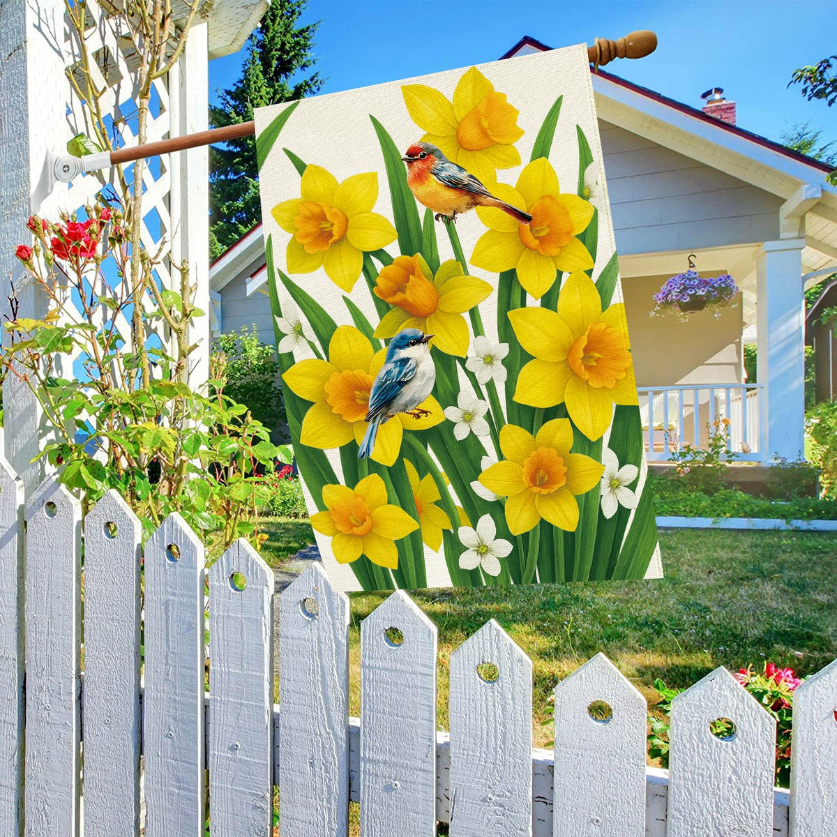Baccessor anti skid tab flag stays secure on standard flagpoles