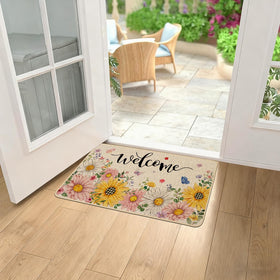 Baccessor patio floral doormat adds spring vibes to outdoor spaces