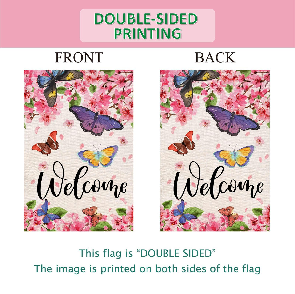 Baccessor SpringGarden flag offers lasting color and weather resistance outdoors