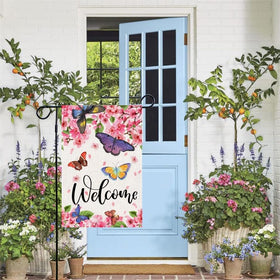 Baccessor SpringGarden flag welcomes spring with vibrant colors for outdoor décor