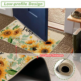 Baccessor door mat cleans easily by shaking or hose off